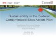 Sustainability in the Federal Contaminated Sites Action Plan · 2013. 6. 24. · HALIFAX, NS June 19-20, 2013 Sustainability in the Federal ... ‘Value Proposition’ / Flyer 2