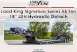Load King Signature Series 55 Ton - Darling Sons...Load King Signature Series 55 Ton 18” LDH Hydraulic Detach. 2 Tapered Gooseneck & Dual Hydraulics ... Top & Side View 503/554 SS