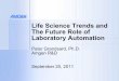 Life Science Trends and The Future Role of Laboratory Automation · 2016. 9. 2. · Flexible, “fit-to-purpose” laboratory automation –Modular functionality: from basic to fully