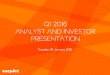 Q1 2016 analyst and investor presentation - EasyJet€¦ · Q1 2016 analyst and investor presentation Tuesday 26 January 2016 . 2 Footer box on intersect of lines line h=8.03 9 and