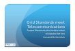 European Telecommunications Standards Institute …...Specialist Task Force with 4 deliverables: Inventory of ICT read “Grid/Telco” stake holders Identify grid interoperability