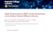 High-Performance SIMT Code Generation in an Active Visual ...leehowes.com/files/...performance_SIMT_code_generation-presentati… · The Foundry 7 Our approach: visual effects functors