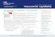 Issue 287, October 2018 Vaccine update · 3 Vaccine update: Issue 287, October 2018 Subscribe to Vaccine update here. Order immunisation publications here. For vaccine ordering and