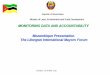 MONITORING DATA AND ACCOUNTABILITY …sustainabledevelopment.un.org/content/unosd/documents...Presentation Outline I. Brief Background of Mozambique and Ministry of Land, Environment