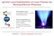 Ignition and Stabilization of Lean Flames by Nonequilibrium …musaf2016.onera.fr/sites/musaf2016.onera.fr/files/... · 2016. 10. 13. · Intermittent flame / extinction o Air flowrate,