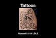 tattoos - University of British Columbiaudls/slides/2019-giovanni-tattoos.pdf · 2012, 23% women and 19% men have tattoos in the US. How are they made? Traditional. Modern. Steps