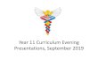 Year 11 Curriculum Evening Presentations, September 2019€¦ · 1Current grade – The attainment grade pupils are currently working at, based on ... Year 11 English 2 GCSEs 