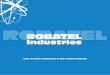 INTRODUCTION - Robatel Industries€¦ · Research and Development Drop testing Site operations NUCLEAR SYSTEM INTEGRATOR Hot Cells Gloveboxes Nuclear waste treatment Transfer casks