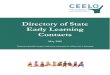 Directory of State Early Learning Contactsceelo.org/wp-content/uploads/2019/04/Draft-Directory-of-State-Early... · Lori Masseur . Early Childhood Education Director . Arizona Department
