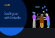 Scaling up with LinkedIn...post-revenue, up from 56% in 2016. Wing, April 2019 High-growth brands acquire customers on LinkedIn LinkedIn is the #1 social platform for lead generation3