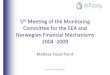 Committee for the EEA and Norwegian Financial ... Funds Programmes/Bi-lateral...Monitoring Committee 02.09.09 EEA and N FM Projects Code MT Title Grant € PP Co-fin. € Total Project