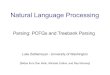 Natural Language Processing - University of Washington Natural Language Processing Luke Zettlemoyer