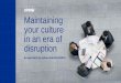 Maintaining your culture in an era of disruption · Intangibles, including data, make up a growing share of enterprise investment and value creation. Frontier firms leverage the full
