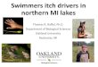 Swimmers itch drivers in northern MI lakes · Standard method –account for long-term trend first, before testing for relationships Method 1: • “Detrend” cercaria data using