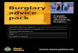 Burglary advice - In the Know - Lancashire€¦ · can take to significantly reduce the risk of burglars targeting your home or your belongings. At home • Lock all windows and doors