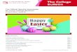 Happy Easter - Ġ. F. Abela Junior College · Happy Easter 2019 Inside this Issue: • Changes in Room Allocations Page 2 • Join the Chaplaincy this Easter Page 2 • Physics Value