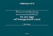 Reconsidering accountability in an age of integrated care · 2 Reconsidering accountability in an age of integrated care Ben Jupp’s paper on accountability issues in health and