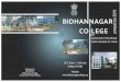 eam eer T aculties of Bidhannagar College with NAAC P · 2019. 11. 21. · regulations of Bidhannagar College and those of the University. 1) I am aware that irregularity of attendance