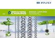 HOIST CHAINS - RUD · RUD HOIST CHAINS: PERFORMANCE - OVERVIEW APPLICATIONS FOR RUD HOIST CHAINS WIND POWER STATIONS · STAGE TECHNOLOGY · INDUSTRY · OFFSHORE Available in a variety