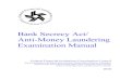 Bank Secrecy Act/ Anti-Money Laundering Examination Manual · The Money Laundering Control Act of 1986 augmented the BSA’s effectiveness by adding the interrelated sections 8(s)