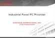 Industrial Panel PC Provider PURITRON Industrial Pane… · 2020 Presentation Established in ... 2016-2019 Released Flat & Fanless Waterproof Panel PC 2014 Released Bezel-Free POS