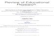 Review of Educational Research€¦ · Additional services and information for Review of Educational Research can be found at: ... of performance: “information provided by an agent