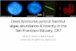 Alexandrium catenella Pseudonitzschia Microcystis Does … · 2009. 8. 31. · Does Ammonia control harmful algae abundance & toxicity in the San Francisco Estuary, CA? Cécile E