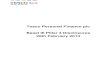 Basel III Pillar 3 Disclosures - 28th February 2014 Tesco Personal Finance plc Basel III Pillar 3 Disclosures