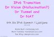 IPv6 Transition Dr Vision (Hallucination?) Dr Tunnel and Dr NAT · 2011. 11. 9. · Transitioning to IPv6 2011.11.08 Dr Vision 22 . And They are Not Going to Remove the Grand Coulee