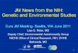 JM News from the NIH: Genetic and Environmental Studies · Genetics Consortium (MYOGEN) z. A first genome-wide association study of 1100 adult and juvenile Caucasian DM patients has