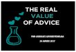 THE REAL VALUE OF ADVICE - Partners Wealth GroupPWG AAA Value of advice AUG2017 FINAL KP Author Kim Payne Created Date 20170824045125Z 
