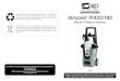 Electric Pressure Washer - SIP | Home · 2017. 3. 27. · Never operate the pressure washer with damaged, broken or missing parts, or with any guards or covers removed. Never drag