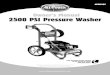 Pressure Washer - JDNA€¦ · Pressure Washer Parts List 18. 3 Owner’s Manual Safety Symbols The following symbols are used throughout this manual. Follow listed instructions to