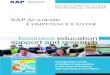 SAP ACADEMIC COMPETENCE CENTERSAP company and called «University Centers of Competence» (UCC). They solve coordination, technical and They solve coordination, technical and educational