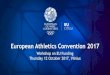 European Athletics Convention 2017€¦ · 3) European sport events: Budget and Requirements Not-for-profit European sport events Call 2018 Total budget 2018 4,5 Mio EUR Budget per