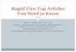 Rapid Fire-Top Articles You Need to Knowacforum.org/online/Presentation_Upload/presentation... · A 57 year old man with DVT 6 months ago possibly mildly provoked (weeks after 4 hour