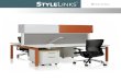 STYLE LINKS BENCHING - govce.net · The telescoping beams within those frames ... custom combinations of open adjustable shelving and pencil, box, and file drawers. Lastly storage