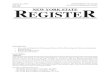 Issue 34 REGISTE NEW YORK STATE R · The New York State Register (ISSN 0197 2472) is published weekly. Subscriptions are $80 per year for ﬁrst class mailing and $40 per year for