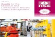 Guide to the NEBOSH HSE Certificate in Process Safety … · 2020. 4. 29. · NEBOSH recommends to accredited course providers that candidates undertaking this qualification should