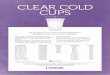 CLEAR COLD CUPS - Detpak · Made with quality PET, these Clear Cold Cups are available in a range of sizes with a flat or dome lid to fit, and are 100% recyclable, so they don’t