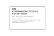THE PSYCHOMETRIC TESTING POCKETBOOKPrevie… · (Thomas International System PPA) TESTING FOR 47 ORGANISATIONAL DEVELOPMENT Definitions of OD and EI, case study for emotional intelligence