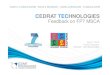 CTec-v2.0 Feedback on MSCA 2015-03-16 · CTEC at a glance. 4 FP7 MSCA ITN IMESCON PEOPLE 2010 Marie Curie Actions / Initial Training Networks o Grant Agreement No 264672 o Project