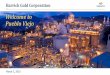 Barrick Gold Corporation · 1. Run QQ1 at 100% and sell excess power to grid –Production cost 6¢/kwh vs. grid price 11¢/kwh Currently QQ1 power plant is running at limited capacity