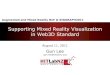 Supporting Mixed Reality Visualization in Web3D Augmented Reality What is AR (Augmented Reality) ? â€œAugmented