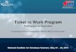 Ticket to Work Program - Ticket to Work Stipa(1).pdf · Identify the qualifications to become an Employment Network (EN) Understand work incentives and how Social Security benefits