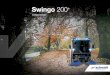 Swingo 200 - komunalni-stroji.si · 2 m³ [6.5 cub. ft]) and up to 5 t maximum laden weight • Innovative technology including Koanda system, making this the cleanest compact sweeper