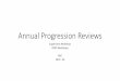 Annual Progression Reviews - University of Brighton Annual... · 2019. 9. 18. · PGR’s thesis area. • The supervisor may attend the panel meeting if the PGR requests this. •