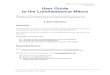 User Guide to the Luminescence Macro...luminescence macro for data analysis in the TZM-bl neutralizing antibody assay. I. Introduction Overview The luminescence macro is a series of