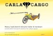 Heavy load electric bicycle trailer & handcart sustainable transport ... · •Can be mounted to every bike • Payload: 300kg (handcart) 150kg (pedelec) • Speed: 6 km /h motor