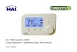 RC-1000 and RC-2000 Programmable Communicating …...(2) Thermostat Mode: Displays the current mode: Heat or Cool. If the thermostat is in Off mode, this area is blank. (3) Temperature